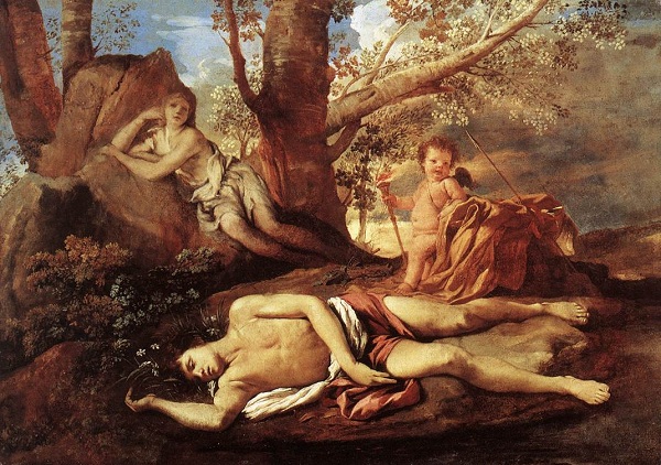 15442 echo and narcissus nicolas poussin