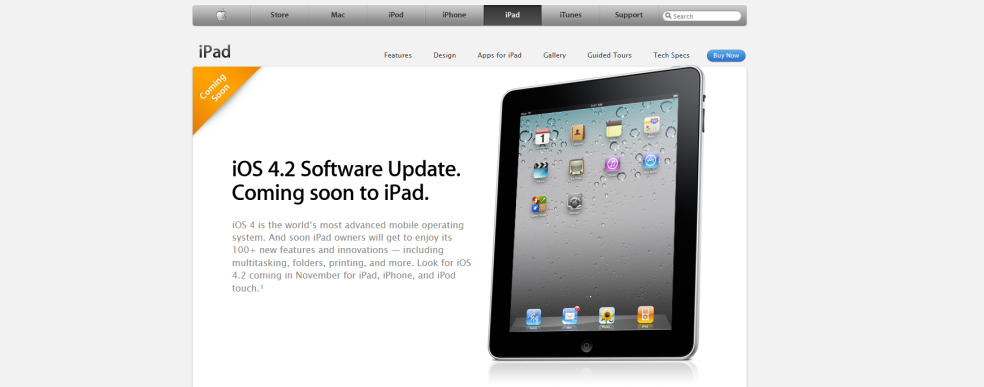 Apple Finally Talking About iOS 4.2 For iPad