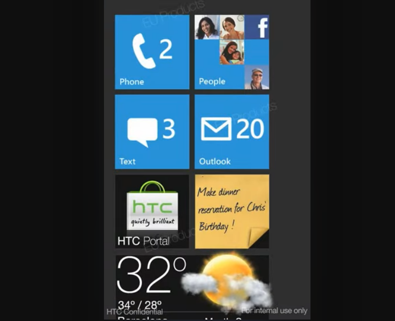HTC's Customized Windows Phone 7 Interface