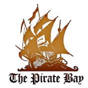the pirate bay logo display