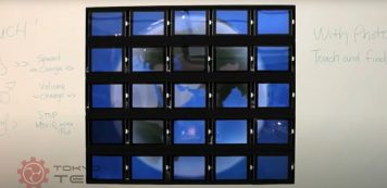 A Screen Made of 25 iPads