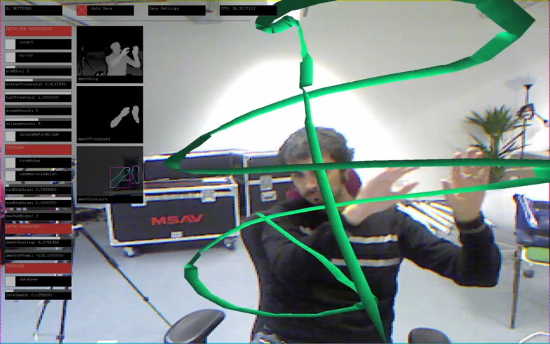Hacked Kinect Art