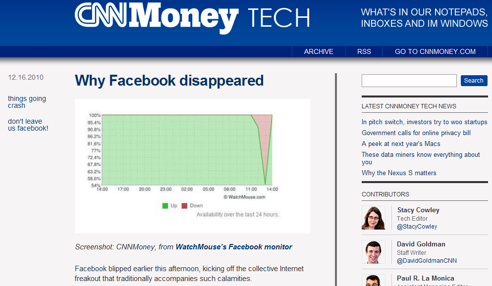 Where CNN Goes, Other Mainstream Media Sites Will Follow. Yesterday, it was Tumblr