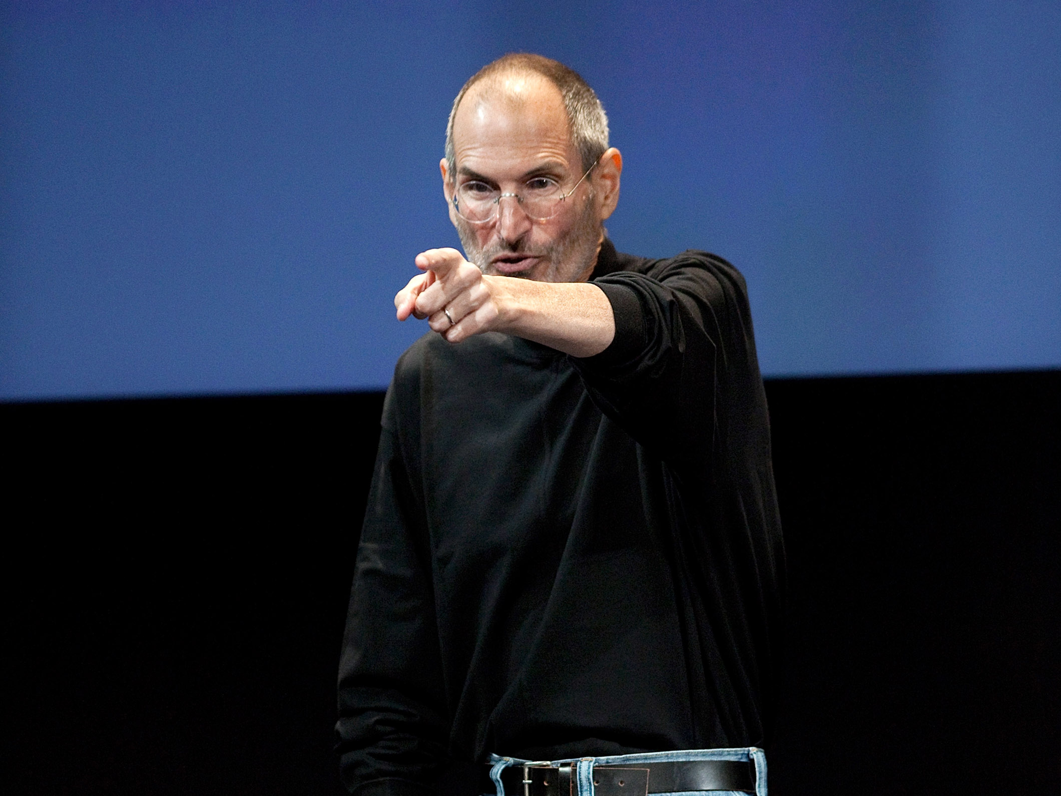 Steve Jobs Pointing
