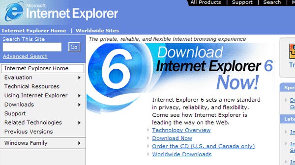 Save IE6: Because Progress is Overrated