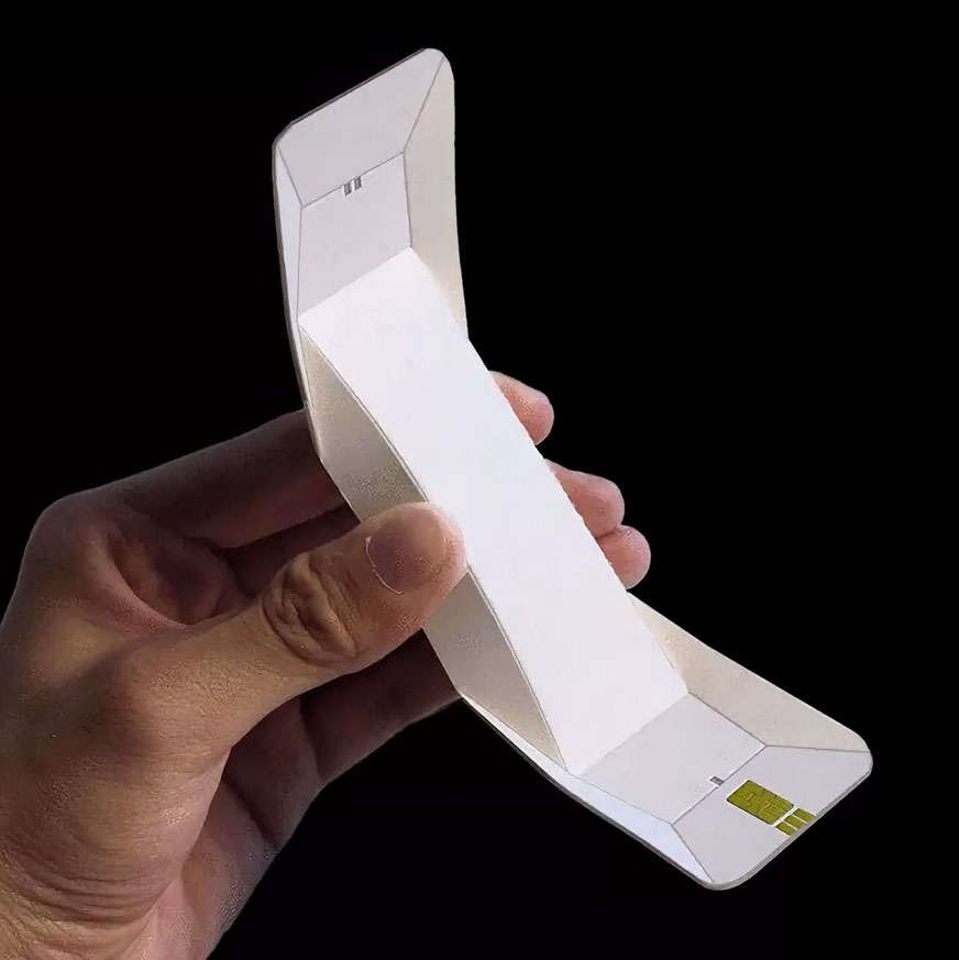 The origami phone - because... well... why not?
