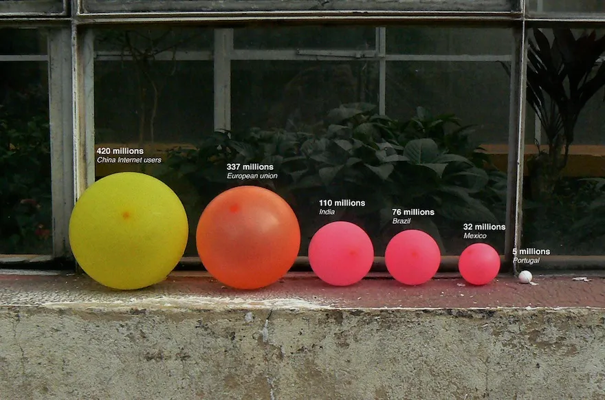 Infographics, in real life
