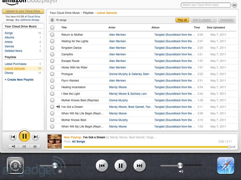 Amazon Cloud Player starts working on iOS