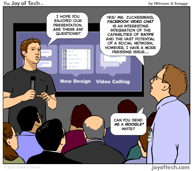 Zuck vs Google