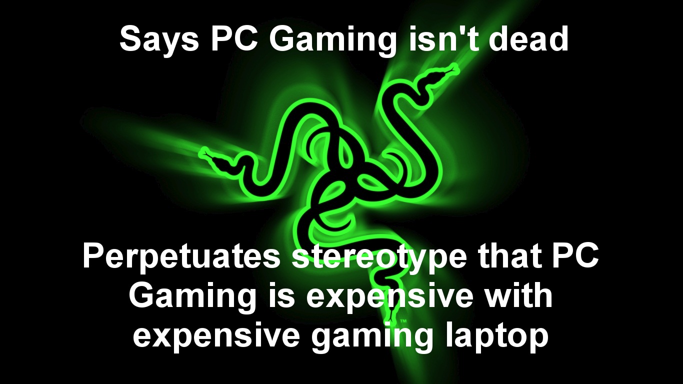Razer Blade gaming laptop launches, but the real story is the buzz behind it 1 scumbag-razer-2