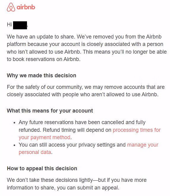 Airbnb Email