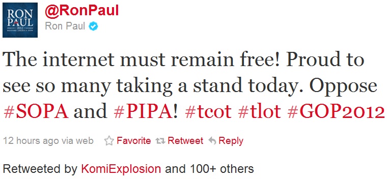 Ron Paul SOPA
