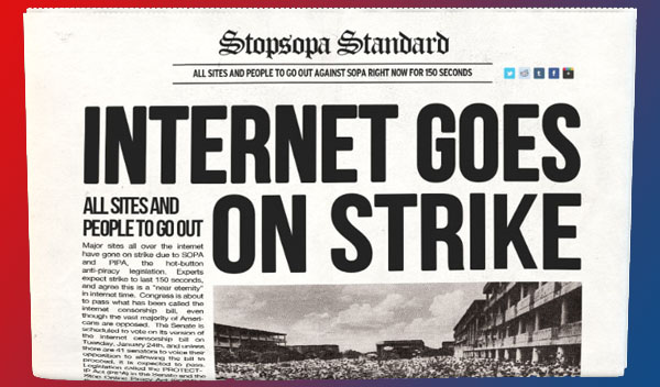 The SOPA blackout is the most American thing we've done all day