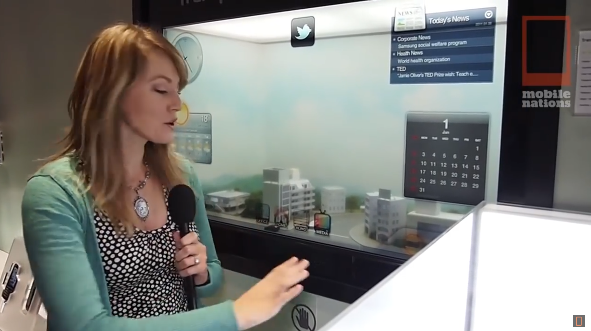 Samsung unveils the smartest window you've ever seen at CES