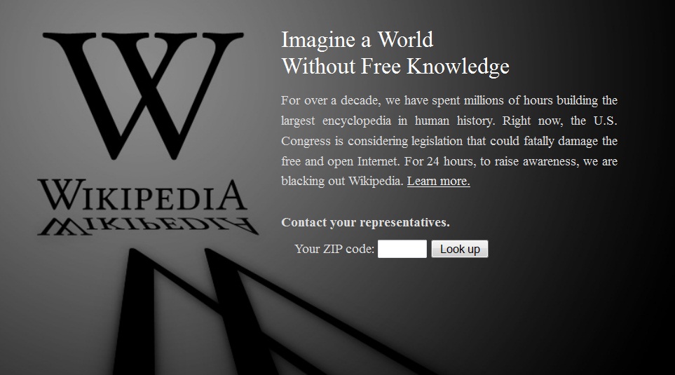 Wikipedia Blackout