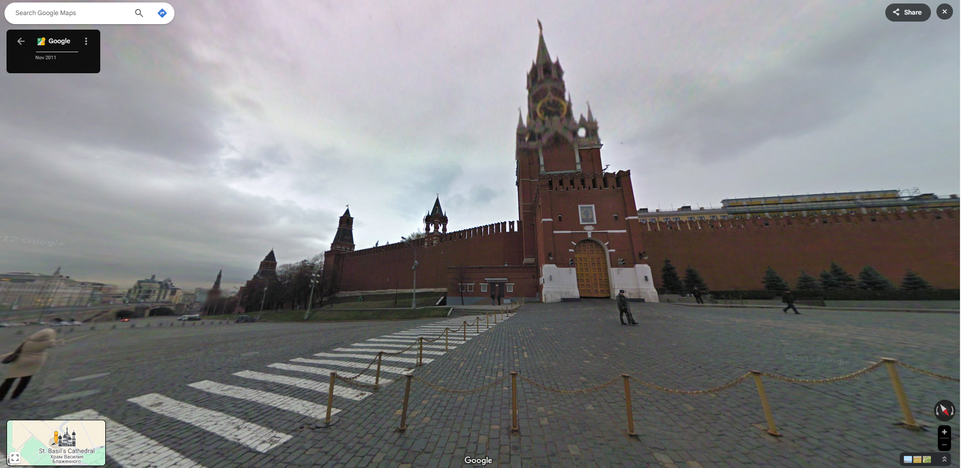 Google Street View hits Moscow