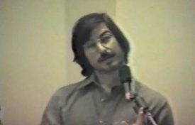 Vintage hippie Steve Jobs video shows shy young man with a spark of potential
