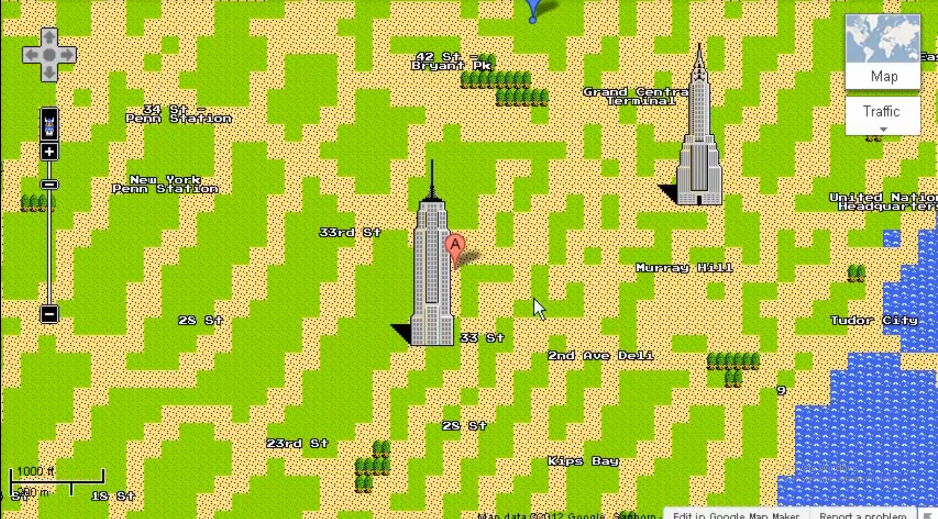 GoogleMaps Empire State Building