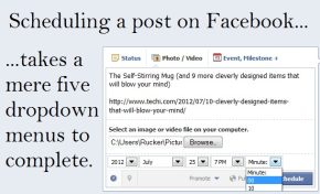 Facebook post scheduling feature is archaic at launch