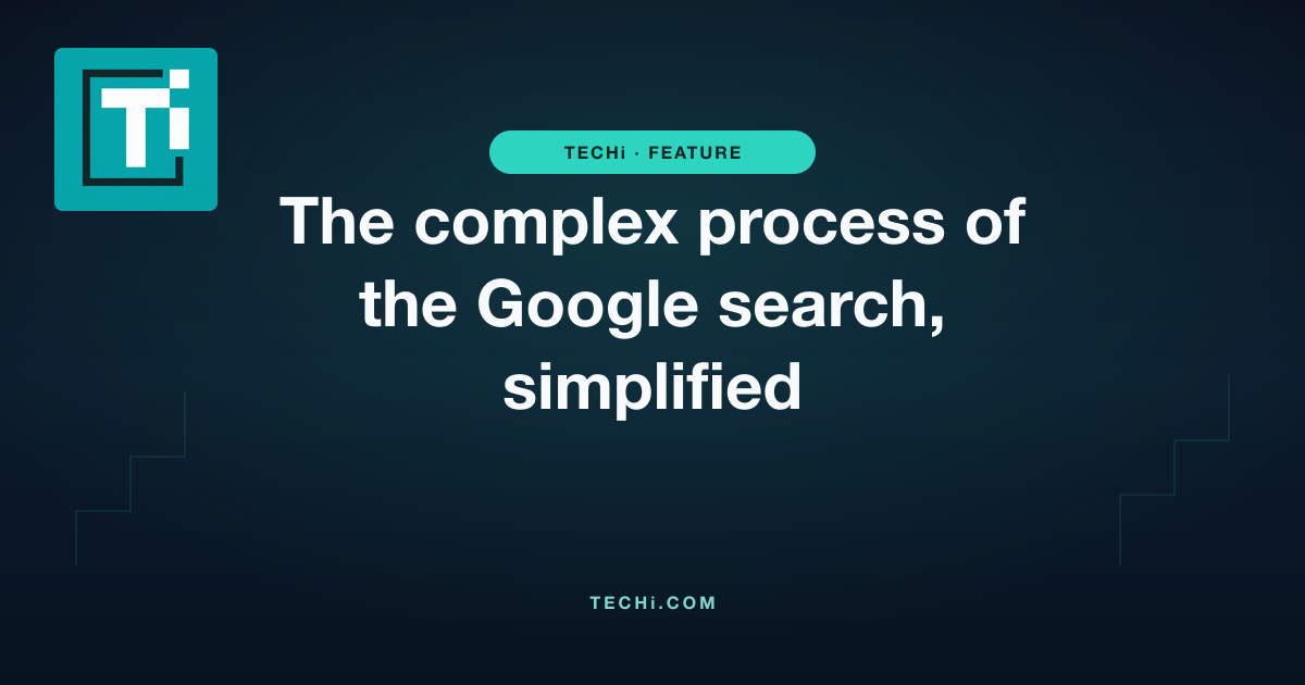 The complex process of the Google search, simplified