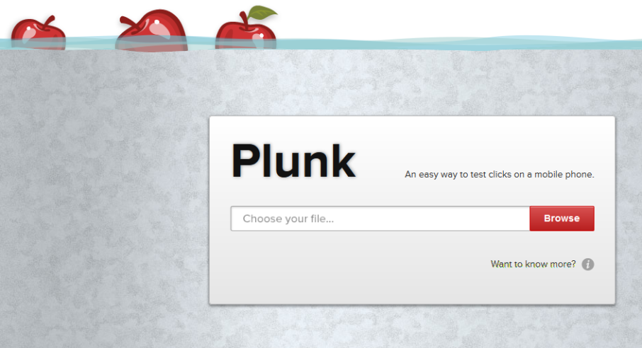 An easy way to test clicks on a mobile phone