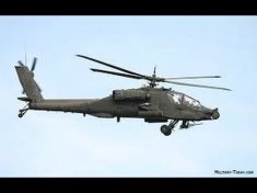 Shutter speed synchronized with helicopter blades makes for one freaky video