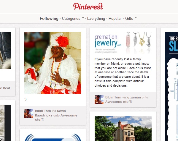 Pinterest Screen