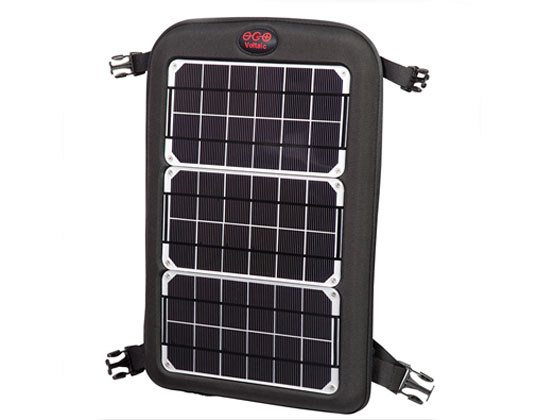This portable solar panel for your back pack is a technological gem