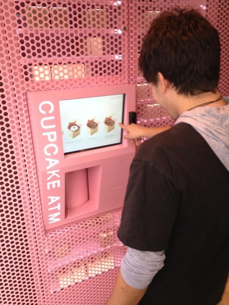 The cupcake ATM. Because diets are for the weak