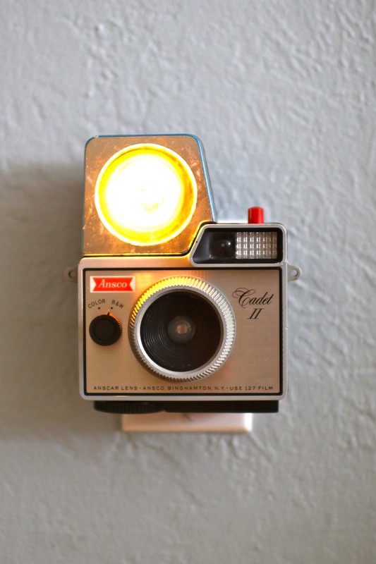 Refurbished cameras turned into nightlights