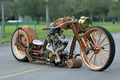 Geek awesomeness of the day: the steampunk motorcycle of your dreams