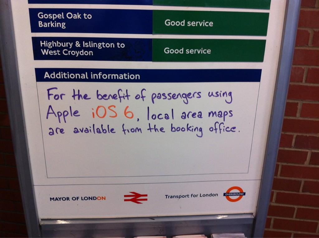iOS 6 maps reveal the first casualty of the Google, Apple cold war: users