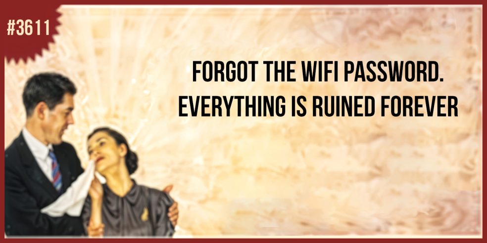 The one rich world problem we shall never speak of again