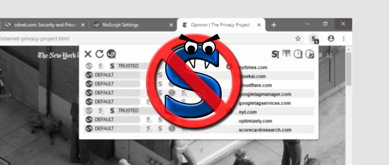Protect your privacy with NoScript Firefox plugin