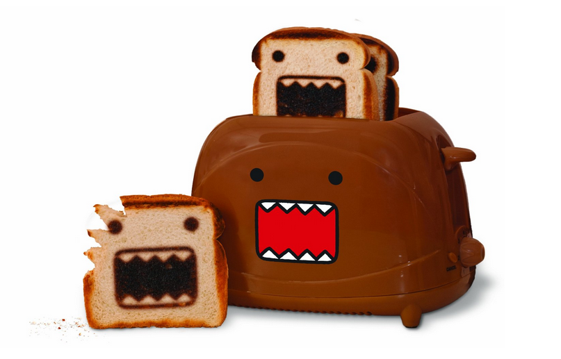 Domo toaster that makes Domo toast