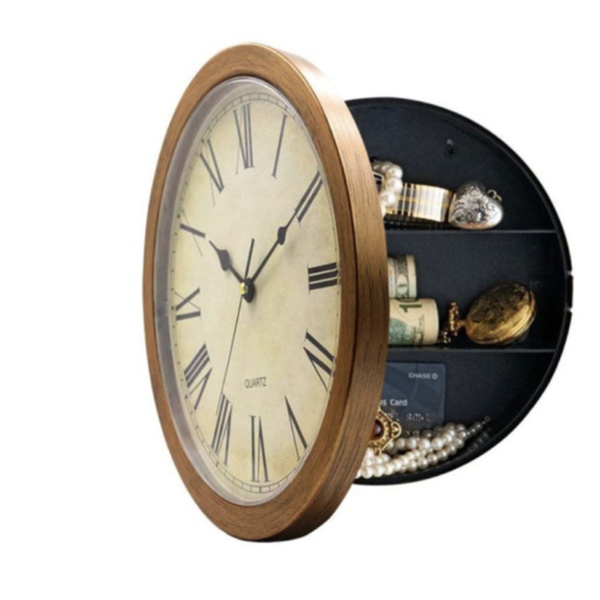Feel like James Bond with this secret security clock