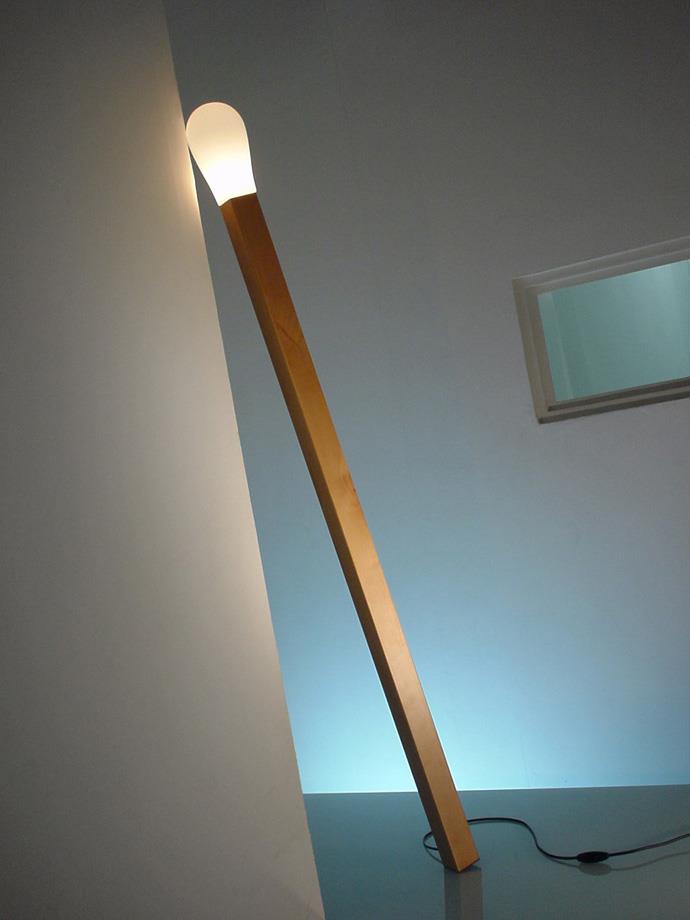 Light it up with a matchstick floor lamp