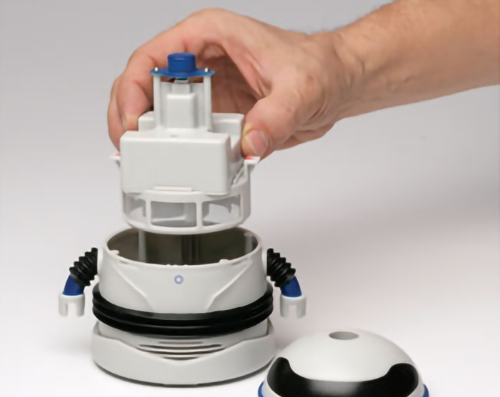 Cleaning the robotic crumb cleaner