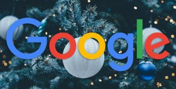 Google adds lights to a Merry Christmas search