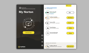 Norton antivirus advertisement captures technology newphoria