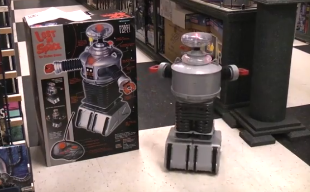 Remote controlled robot lamp