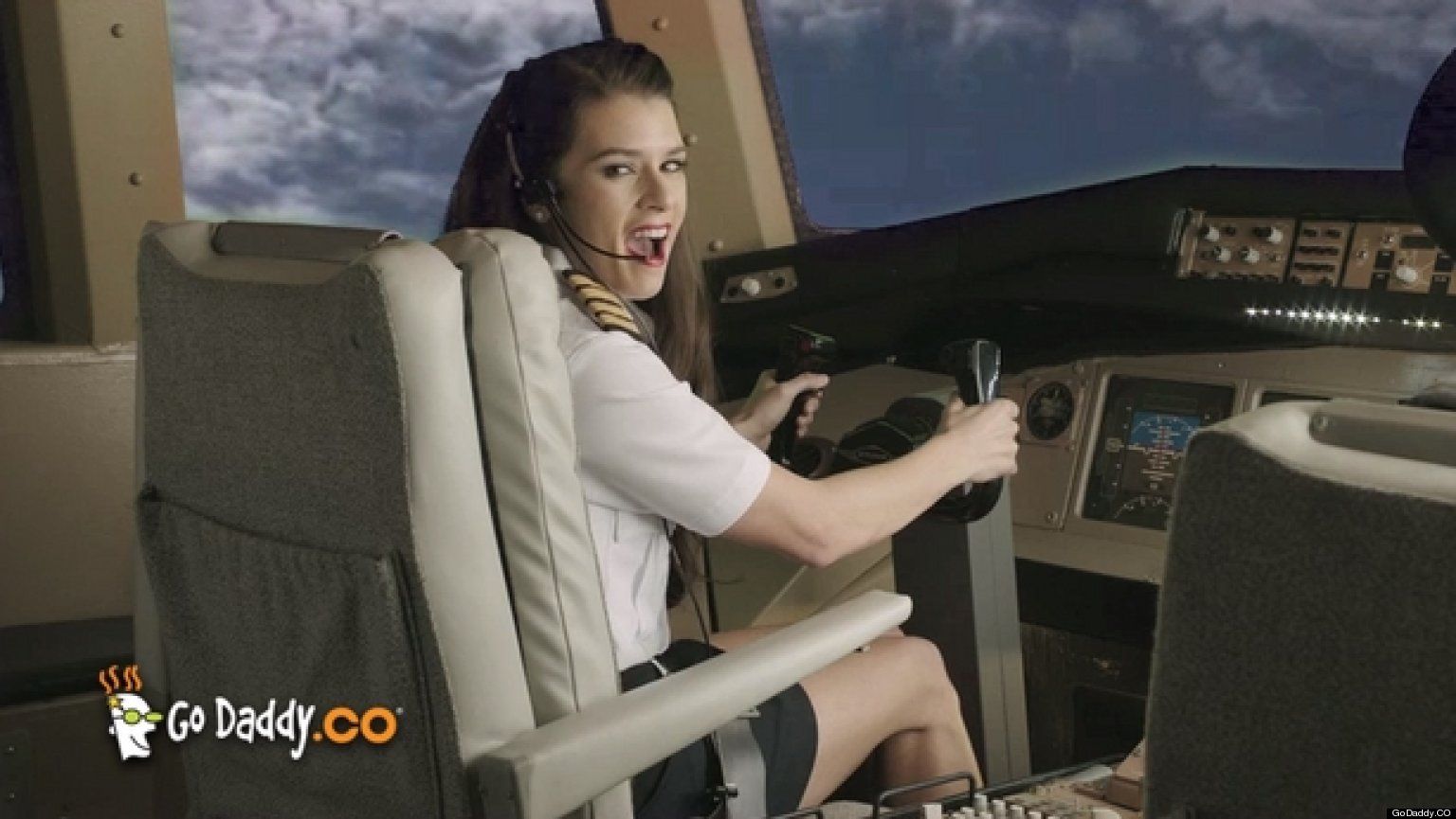 GoDaddy's first Super Bowl ad is a little less sexist than usual. A little