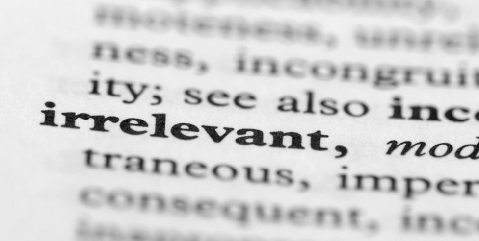 Irrelevant Definition