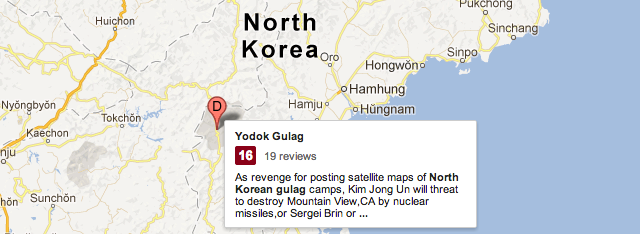 Google's attack on N. Korean concentration camp gets hit with user reviews