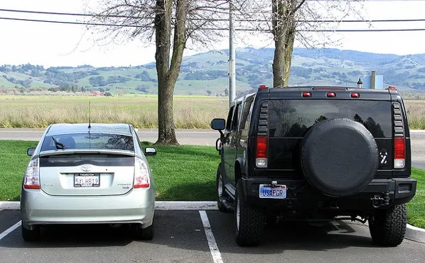 Here's an infographic unintentionally designed to sell fuel efficient vehicles