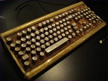 SteamPunk Keyboard 14