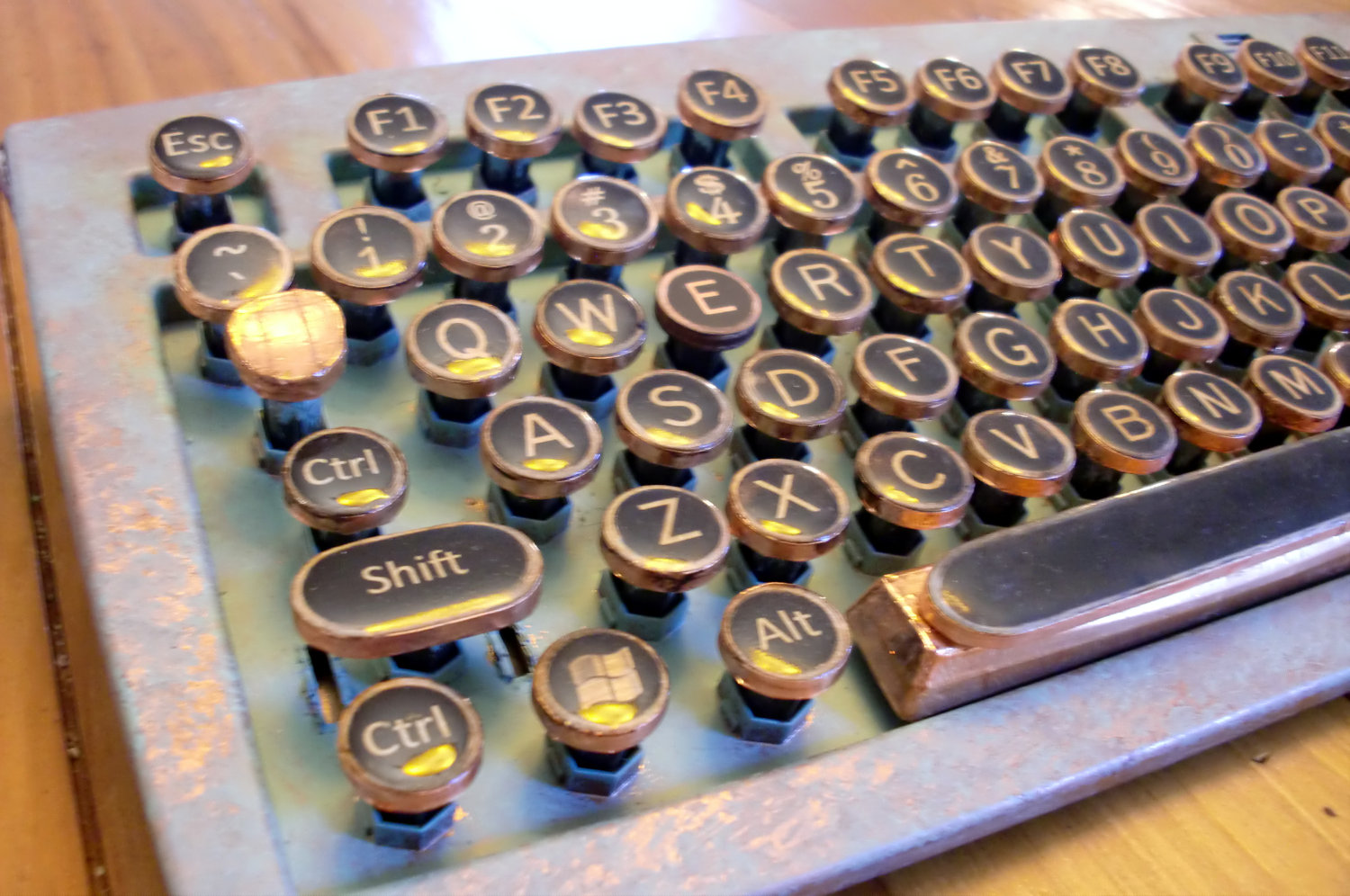 SteamPunk Keyboard 7