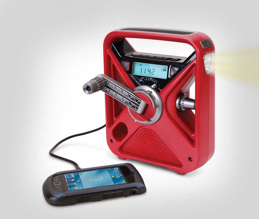 The Hand Crank Emergency Cell Phone Charger