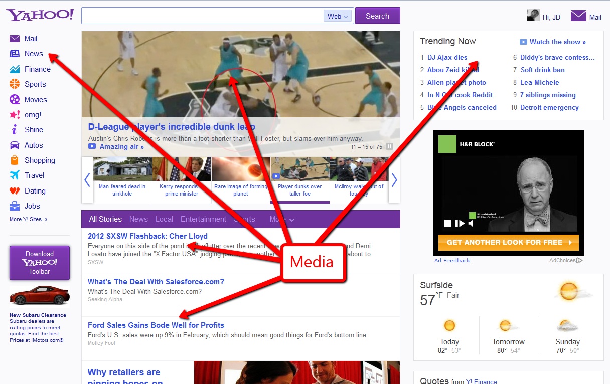 Yahoo leaves 'digital media' image to promote itself as a "technology company' 1 yahoo-media-2