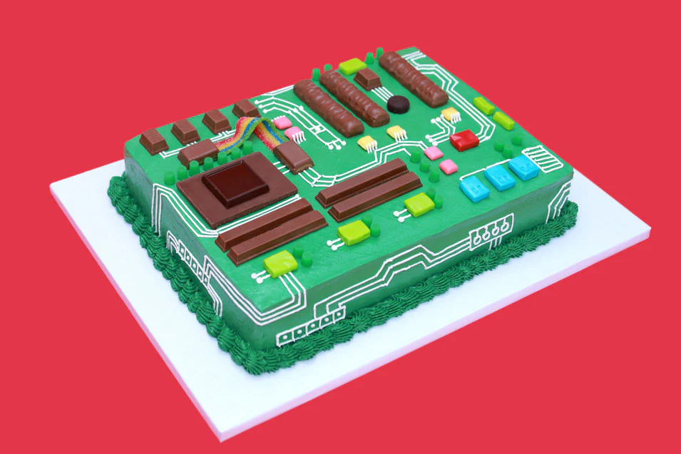 Motherboard Cake